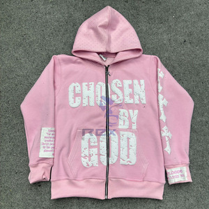 Perfect Cutting Sport Edition Invierno 100% Algodón Cremallera Sudadera con capucha Impreso personalizado Sudaderas con capucha unisex Hecho en fábrica Precio barato - Product Image 1