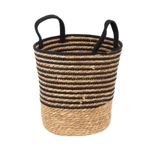 Mayorista Nuevo diseño 100% ecológico conjunto de 3 cestas de mezcla de algodón algas marinas Manta Cesta de almacenamiento Tejido Bebé con asa - Product Image 5