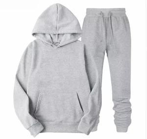 Ensemble deux pièces pour homme, Sweat à capuche, survêtement uni, jogging, survêtement - Product Image 6