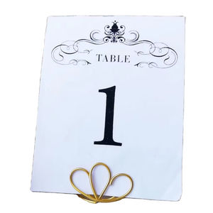 Minimalist Golden <b>Card</b> Display Stand Beautiful Accent Piece for Business <b>Cards</b> Home Office or Party Table Setup - Product Image 1