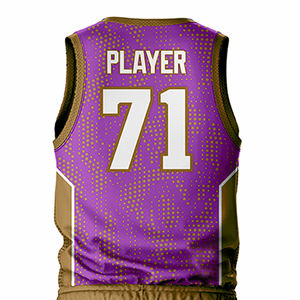 Uniforme de basket-ball de qualité supérieure entièrement impression par sublimation ensemble d'uniformes de basket-ball ensembles de vêtements de basket-ball respirants pour adultes - Product Image 6