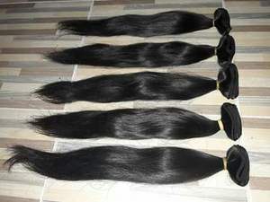 Extensiones de cabello humano crudo virgen de templo indio sin procesar cutícula alineada Remy suave cómodo recto onda de agua Natural - Product Image 6
