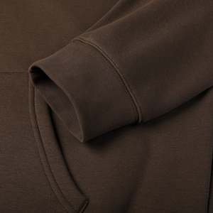 ผู้ผลิตเสื้อฮู้ดดี้ซิปหนา 680 กรัม ผ้าฝ้าย 100% ผ้าฟลีซหนา คอปกแบบมีฮู้ด ผ้าทอสำหรับฤดูใบไม้ร่วง น้ำหนัก 500 กรัม - Product Image 2