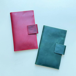 Genuine Leather Vintage <b>Family</b> Travel <b>Wallet</b> Button RFID Blocking <b>Passport</b> Holder for 4 <b>Passports</b> Custom Graduation Gift - Product Image 4