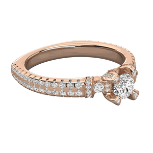 Round Diamond Designer Solitaire Ring - Product Image 6