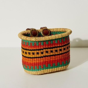 Panier de vélo en bambou de conception chaude accessoires de vélo pour enfants sacs en jonc de mer amovibles pour guidon de vélos - Product Image 3