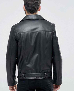 Chaqueta de cuero ligera y elegante para hombre, tela de lona, nuevo diseño, ropa larga a la venta - Product Image 5