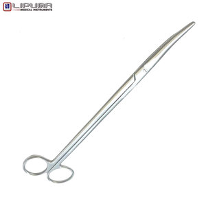 กรรไกรผ่าตัดสัตว์เลี้ยง LIPUMA คุณภาพสูง ขนาด 9 นิ้ว ทำจากเหล็กกล้าไร้สนิม แบบโค้ง สำหรับการผ่าตัดเนื้อเยื่อละเอียดอ่อน - Product Image 5