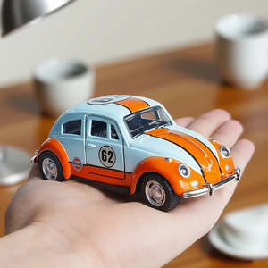 รถแข่งคลาสสิกขนาดจิ๋ว รุ่น Coccinelle ผลิตจากโลหะผสม สำหรับนักสะสม - Product Image 2