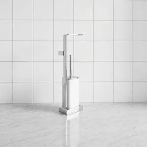 Set di accessori da bagno Gessi iSpa con scopino <span class=keywords><strong>e</strong></span> supporto per <span class=keywords><strong>carta</strong></span> <span class=keywords><strong>igienica</strong></span>, Look da bagno raffinato <span class=keywords><strong>e</strong></span> minimalista - Product Image 5