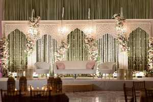 Jodha Akbar Theme Wedding Stage <b>Mirror</b> Panels Walima Night Decor Luxury <b>Mirror</b> Panels Trending Stage Back Frames DSTExports <b>Sale</b> - Product Image 6
