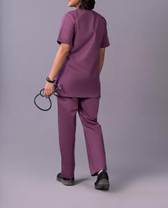 Uniformes Médicos de Verano de Manga Corta con Logotipo Personalizado, Trajes de Trabajo de 2 Piezas Unisex para Hospital, Uniformes de Dentista - Product Image 6