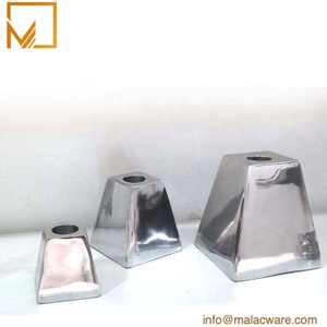 Candelabro de aluminio de diseño múltiple Vintage creativo hecho a mano estilo Retro decoración del hogar vajilla para Navidad - Product Image 4