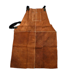 Delantal de soldadura de cuero dividido de vaca resistente a las chispas de seguridad industrial de alta calidad - Product Image 6