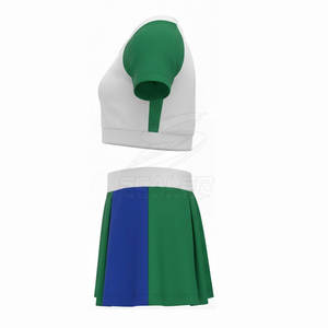 Uniforme de Animadoras Personalizado con Spandex para Eventos Deportivos Escolares y Actuaciones al Aire Libre, Suministro de Fabricante para Pedidos al por Mayor - Product Image 4