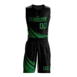 Ensemble de maillots de basket-ball réversibles en polyester 100% de haute qualité pour hommes, vêtements d'entraînement de baseball et de softball respirants personnalisables - Product Image 5