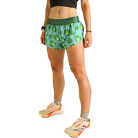 Celana pendek Jogging wanita/spandeks pas badan ketat pinggang tinggi desain khusus dengan Logo grosir dan cepat kering dan tembus udara