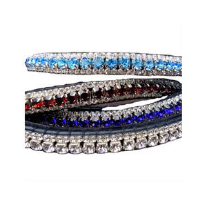 Calidad Premium 100% Eco Cuero Estilo Wave Curve Bling Brow Band A Precio Asequible - Product Image 1