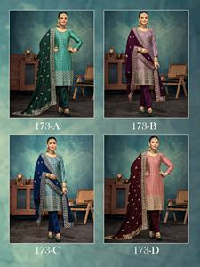 Traje Salwar Kameez de calidad superior con Dupatta a juego para uso diario e informal disponible a precios razonables - Product Image 4