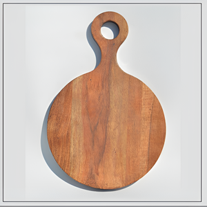 Tabla de cortar de madera de acacia, tabla de cortar de cocina ecológica, antideslizante y duradera para chef y uso doméstico. - Product Image 3