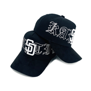 Gorra de béisbol de algodón de 5 paneles al por mayor MOQ bajo personalizado con logotipo bordado personalizado estilo deportivo sombrero bordado a mano - Product Image 2