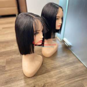 Pelucas de alta calidad cabello humano color natural 100% cabello vietnamita crudo HD peluca frontal de encaje - Product Image 4