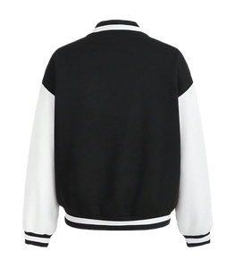 Blouson aviateur vintage en toile de laine de qualité supérieure à col montant pour l'hiver avec logo avant pour patch Chicagoland Letterman Varsity Style - Product Image 2