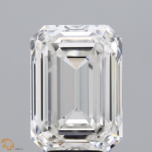 Igi เพชรมรกตเจียระไน6.14กะรัตสำหรับใช้ในห้องทดลองเพื่อ VS1ใสสร้างคู่เพชร CVD แบบหลวมสำหรับงานแต่งงานต่างหูของขวัญครบรอบ - Product Image 1