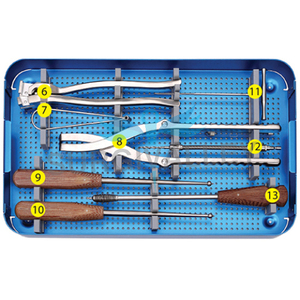 Kit de Instrumentos Quirúrgicos Ortopédicos Manuales de Alta Calidad con Certificación CE, Kit de Reconstrucción de Pelvis de Acero Inoxidable - Product Image 3