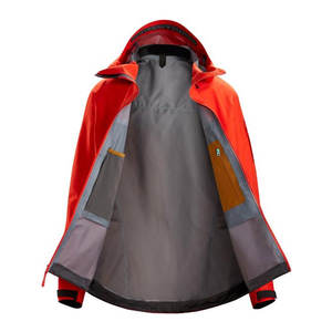 Chaqueta impermeable para lluvia para hombre, cuello con capucha de alta calidad, talla grande, patrón de letras de invierno personalizable - Product Image 2