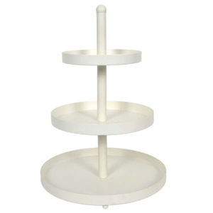 Soporte para Pastel de Metal Dorado de 2 Niveles de Gran Calidad, Diseño Fabuloso, Plato Redondo para Exhibición de Postres, para Bodas, Fiestas y Decoración del Hogar - Product Image 5