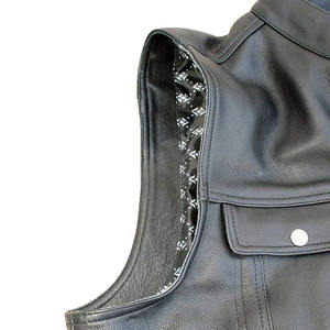 Nuevo chaleco de lana cálido de invierno con estilo para hombres Prendas de abrigo de cuero transpirable con características de piel de oveja Ropa de vaquero - Product Image 5