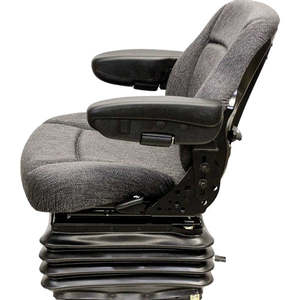 12v Heavy Duty Excavator / Dump Truck Seat w/ Air Suspension - Product Image 2