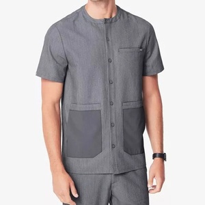 Ensemble de blouses médicales personnalisées en coton 100% texturé, résistant aux plis, pour les centres de formation en soins de santé destinés aux étudiants peu expérimentés - Product Image 3