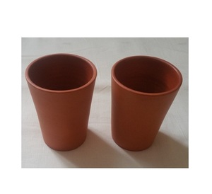 Lo último en vidrio de arcilla decorativo Lassi Glass Kulladh Uso para el hogar y el hotel Servir vidrio Tamaño personalizado Hecho a mano a granel - Product Image 2