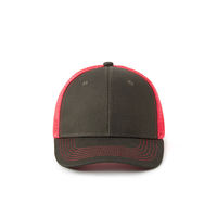 Casquette Richardson 112 en coton respirant avec dos en maille, bord incurvé réglable, style streetwear sportif, broderie personnalisée de haute qualité