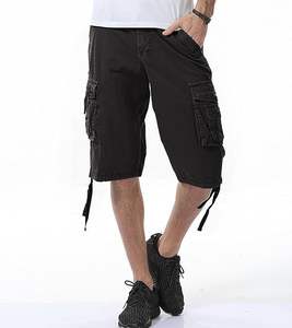 Pantalones cortos de carga para hombre, duraderos y cómodos, tela suave al tacto, múltiples bolsillos, marca personalizada disponible para compradores a granel - Product Image 1