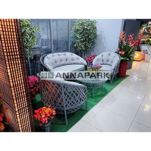 Ensemble de meubles de jardin en rotin ANNAPARK Dubaï, 2 pièces - Product Image 3