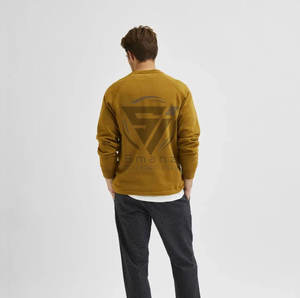 Sweat-shirts unisexes en tissu éponge, doublure polyester/coton, respirants, style hip-hop, coupe classique, couleur unie, style court - Product Image 6