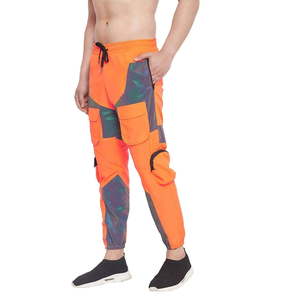 Chándal de alta calidad para correr con cremallera Cargo Jersey Nylon Track Jacket Set Poliéster Nylon Tech Fleece Custom Logo Chándal - Product Image 4