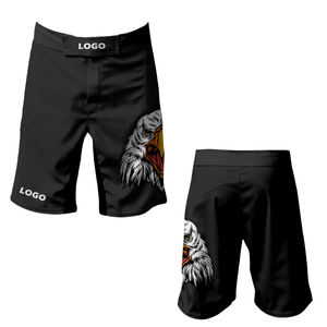 Faites votre propre MMA Shorts Hommes Grappling Shorts pour les combats Fabriqué avec un bon matériel Service OEM MMA Shorts Style personnalisé - Product Image 5