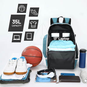 Bolsa de jugadores de baloncesto de precio barato de último diseño, bolsa de jugadores de baloncesto de tela suave lavable - Product Image 4