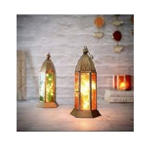 โคมไฟโลหะประดิษฐ์ด้วยมือโคมไฟเทียนพิเศษสำหรับตกแต่งบนโต๊ะอาหาร - Product Image 2