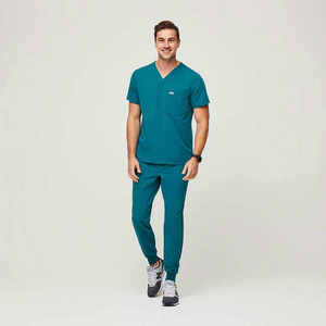 Conjunto de fregado de dos piezas de ajuste flexible, ropa deportiva para mujer, uniforme suave transpirable para uso hospitalario y clínico para enfermera - Product Image 6