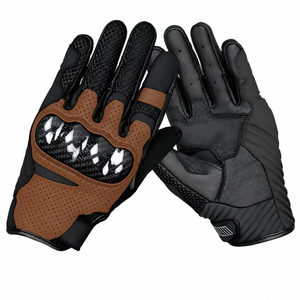 Guantes de Motociclismo de Fibra de Carbono con Pantalla Táctil, Guantes de Motocross de Dedo Completo, Transpirables para Verano, Unisex - Product Image 3