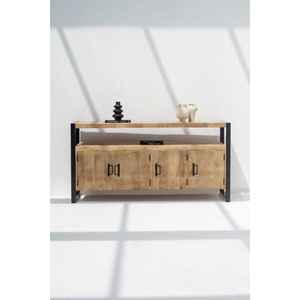Edina Industrial Eco-Friendly Mango Wood Dining Room <b>Sideboard</b> for Living Room & Kitchen - Product Image 1