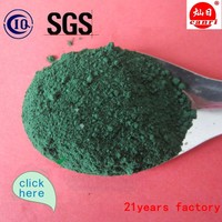 Oxyde de fer vert sol vert herbe vert Pigment pour panier en plastique Oxyde de fer vert ciment brique oxyde de fer Pigment