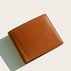 Portefeuille en cuir végétal tanné personnalisé Doublure en polyester Haute qualité Grande capacité Porte-cartes multifonction pour hommes - Product Image 3