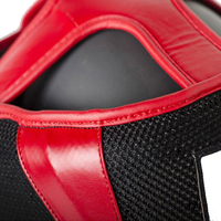 Protège-tête en cuir réglable de haute qualité coque de protection rembourrée souple sans attirail pour la boxe produit OEM