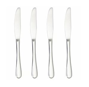 Perfection Brass Handicrafts Diseñador moderno Juego de cuchillos de acero inoxidable de 4 piezas Acabado mate Pulido a mano Cubiertos de alta calidad - Product Image 1